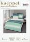 Mobile Preview: Bettwäsche Kaeppel Mako Satin Streifen grün - 155 x 220 cm - Baumwolle - in Übergröße